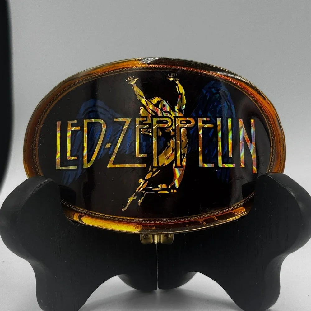 Vintage 1977 Led Zeppelin Belt Buckle‎ Pacifica Mfg Swan Song Icarus 70s Rock